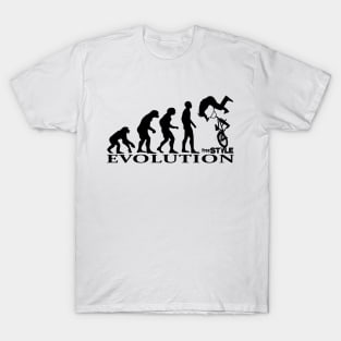 bmx freestyle, freestyle evolution T-Shirt